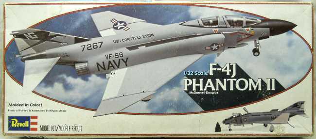 Revell 1/32 F-4J Phantom II, 4706 plastic model kit